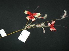 BUTTERFLY PICK RED/LIME