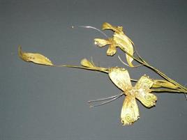 BUTTERFLY PICK OLIVE/GOLD