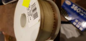 NASTRO ARCOBALENO ORO/BROWN MT.20